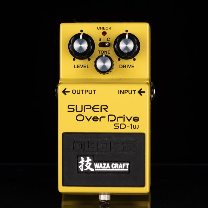 Used Boss SD-1W Waza Craft Super Overdrive Pedal With Box