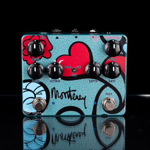 Used Keeley Monterey Fuzz/Vibe/Rotary/Wah Guitar Effect Pedal