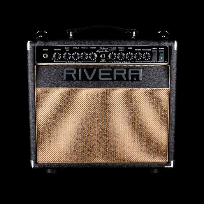 Pre-Owned Rivera Clubster Royale Rec 1x10" Black With Tan Grille Guitar Amp Combo