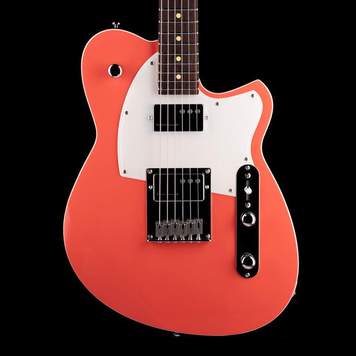 Used Reverend Charger Cleancut Feisty Red with Soft Case