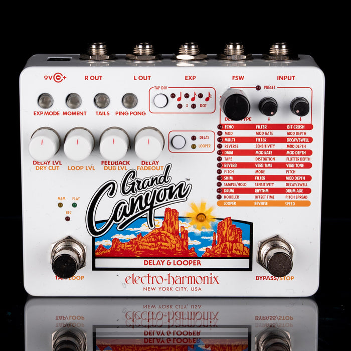Used Electro-Harmonix Grand Canyon Delay and Looper Pedal