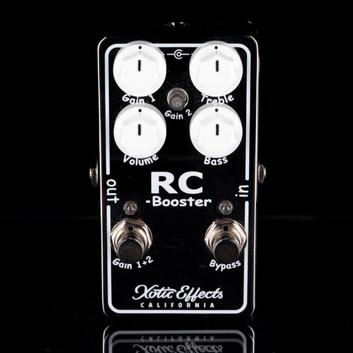 Used Xotic RC Booster RCB-V2 Chrome Pedal With Box