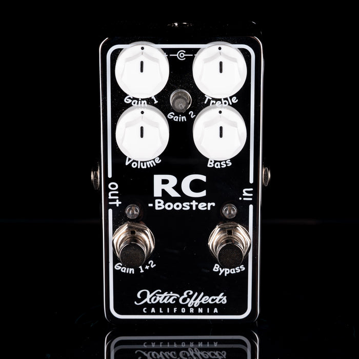 Used Xotic RC Booster RCB-V2 Chrome Pedal With Box