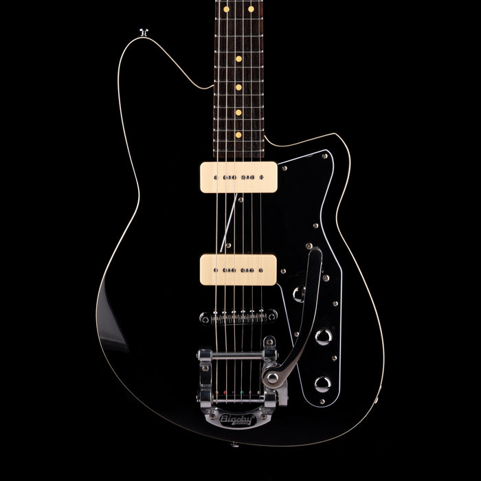 Reverend Jetstream 290 Bigsby Midnight Black with Case