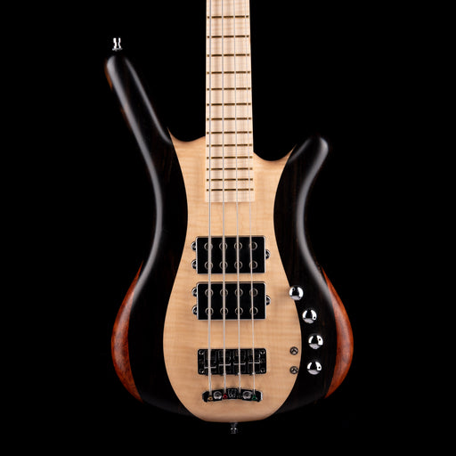 Pre-Owned 2016 Warwick Custom Shop Masterbuilt Corvette $$ Bass Flamed Maple & Bubinga With Gig Bag
