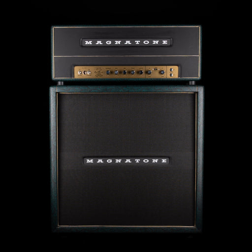 Pre-Owned Magnatone Slash SL-100 Head with 4x12 Cabinet Iridescent Green