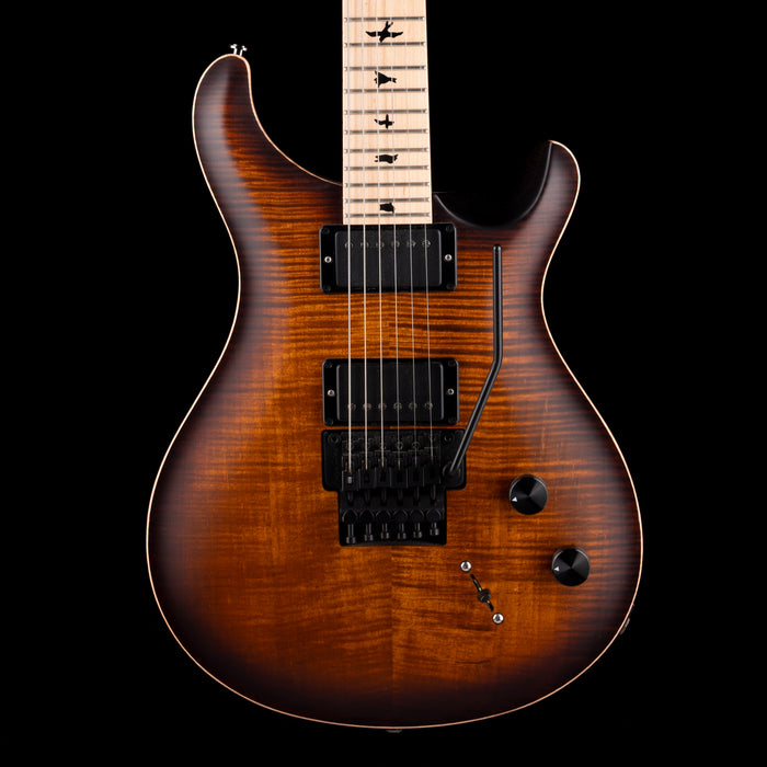 Pre-Owned 2022 PRS Dusty Waring CE24 Floyd Burnt Amber Smokeburst With Gig Bag