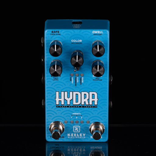 Used Keeley Hydra Stereo Reverb Tremolo Pedal - 2