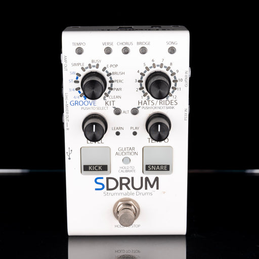 Used DigiTech SDRUM Strummable Drum Pedal with Box