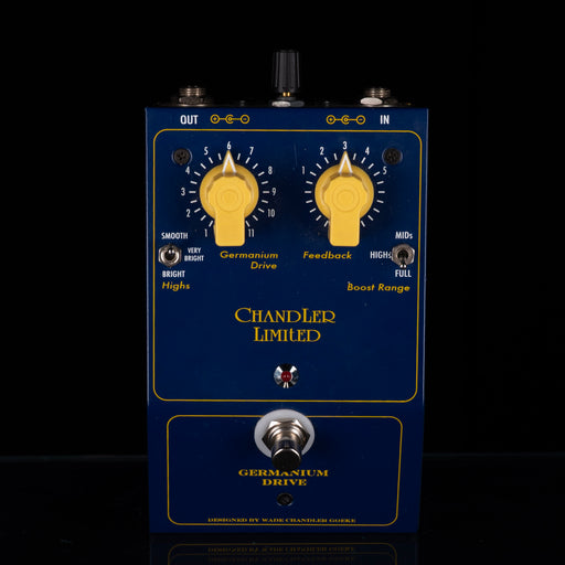 Used Chandler Limited Germanium Drive Blue Pedal