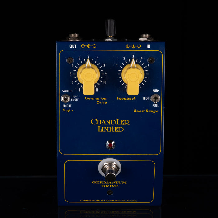 Used Chandler Limited Germanium Drive Blue Pedal