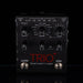 A black Fuzz Face Trio+ Band Creator+ Looper guitar effects pedal with multiple black knobs, red and white text, and silver footswitches, photographed against a black background.