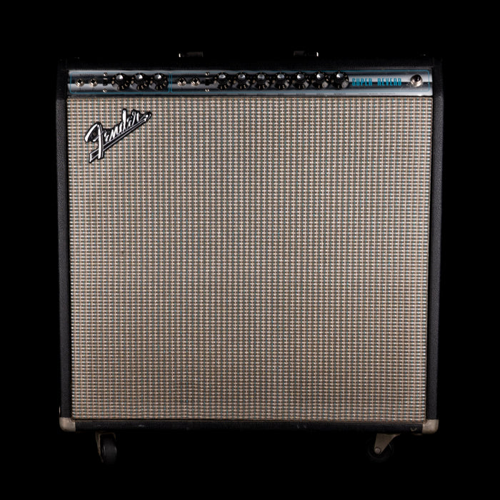 Vintage 1972 Fender Super Reverb Guitar Amp Combo with Footswitch and Cover