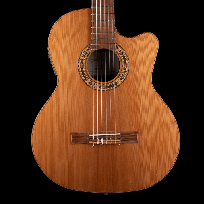 Used Kremona Fiesta F65CW - TLR - Natural Nylon Acoustic Electric Guitar With Gig Bag