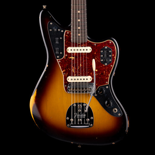 Fender Custom Shop Roasted 1962 Jaguar Journeyman Relic Wide Fade 2-Tone Sunburst With Case