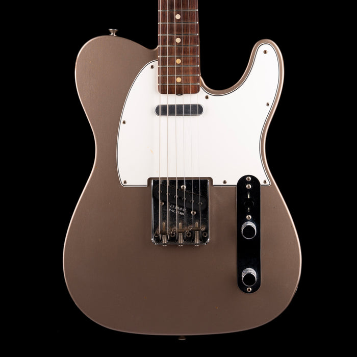 Used 2018 Fender Custom Shop 1963 Telecaster Journeyman Relic Shoreline Gold With OHSC