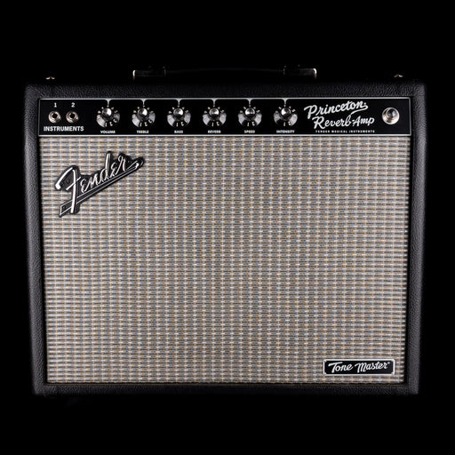 Used Fender Tone Master Princeton Reverb Guitar Amp Combo With Footswitch And Cover