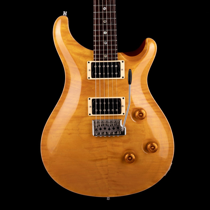Pre-Owned 2004 PRS Custom 24 With Crescent Moon Inlays Amber With OHSC