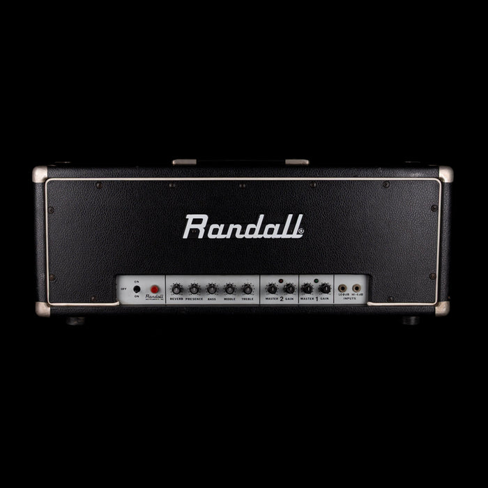 Vintage 1987 Randall RG100 ES Guitar Amp Head Black with Footswitch