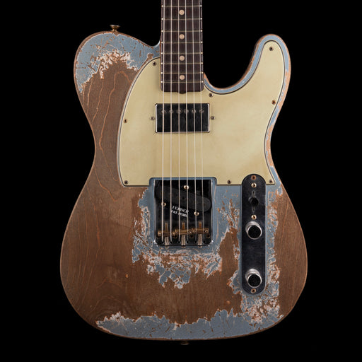 Fender Custom Shop Masterbuilt Jason Smith 1964 Telecaster HS Ultimate Relic Blue Ice Metallic With Case