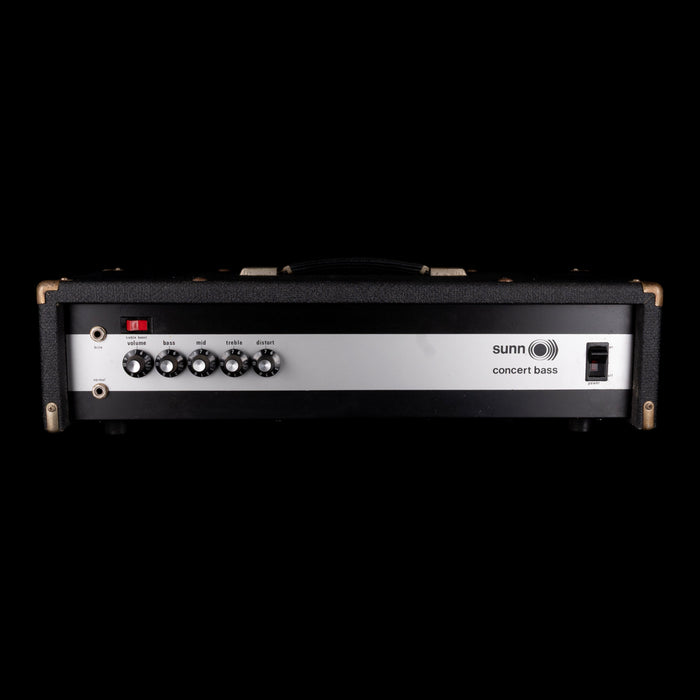 Pre-Owned 1970's Sunn Concert Bass Amp Head - Silverface