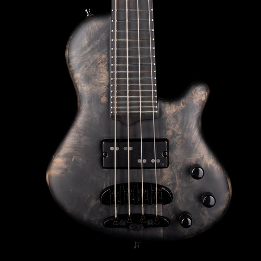 Mayones Cali 4 Bass Buckey Burl Antique Black with Case