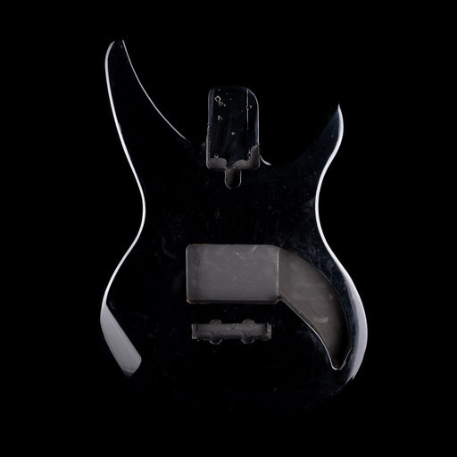 Used 1999-2002 Vaccaro X-Ray PJ Bass Body Black With Original Pearloid Pickguard