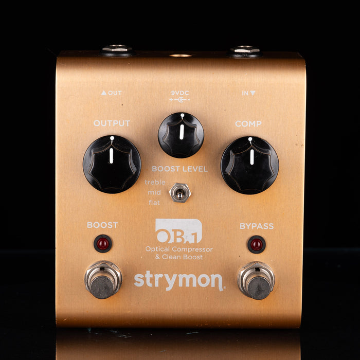 Used Strymon OB-1 Optical Compressor and Boost Pedal