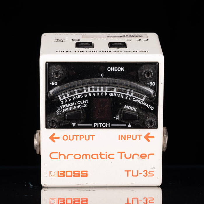 Pre-Owned Boss TU-3s Tuner Pedal - White
