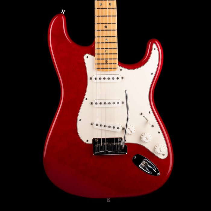 Pre-Owned 2013 Fender Custom Shop Custom Deluxe Stratocaster Candy Red with OHSC