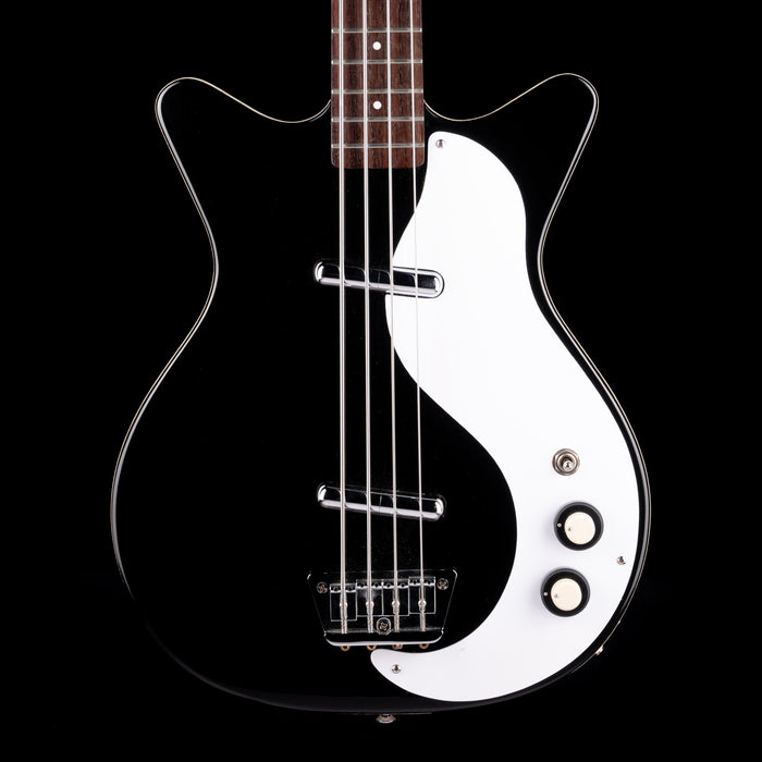 Used 2022 Danelectro ‘59 Shorthorn Black DC Bass with Gig Bag