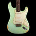 Pre-Owned 2009 Fender Custom Shop Stratocaster Relic Surf Green Green With OHSC