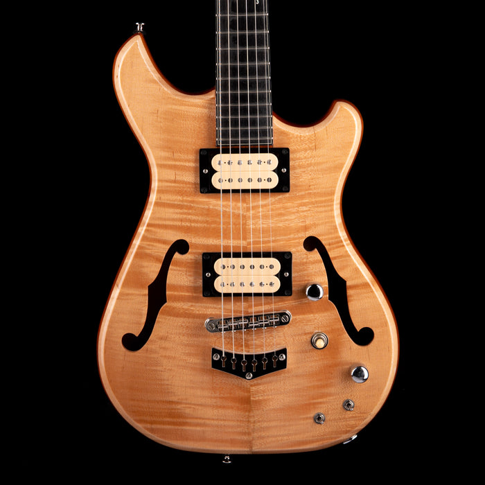 Used 2018 Artinger Custom Hollow Jerry Garcia Wolf Inspired Vintage Natural with Case