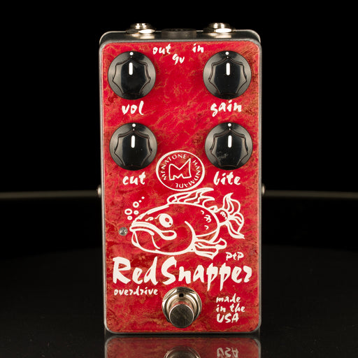 Menatone 4 Knob Red Snapper Overdrive Guitar Pedal with Fat Fish