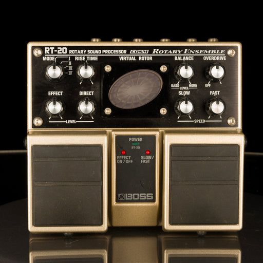 boss leslie pedal Used Boss RT-20 Rotary Ensemble Rotary Speaker Simulator Pedal — Truetone Music