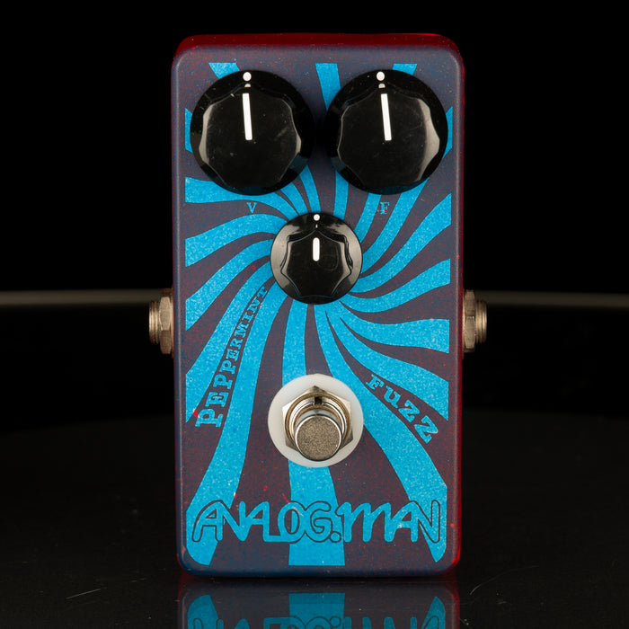peppermint fuzz pedal Used Analogman Dark Peppermint Fuzz Pedal With Box — Truetone Music