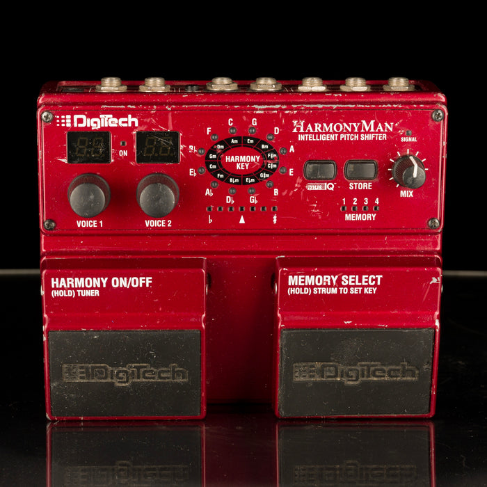 harmonizing pedal Used Digitech HarmonyMan Pitch-Shifter Harmonizer Pedal With Box — Truetone Music