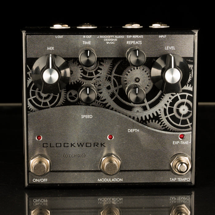 Used J Rockett Audio Designs Clockwork Echo Guitar Effect Pedal With Box