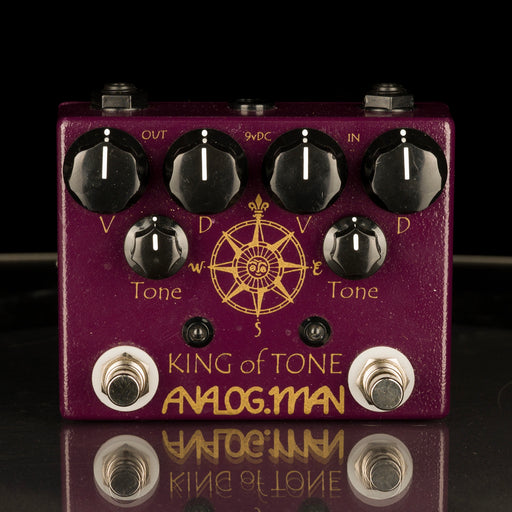 Pre Owned Analogman King Of Tone Overdrive/Distortion Pedal With Box