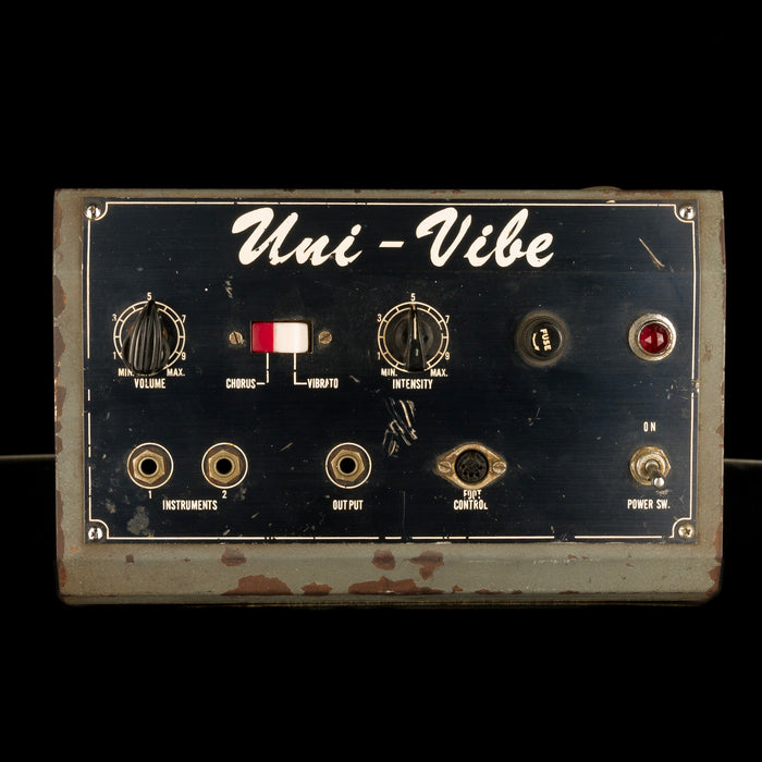 shin ei pedals Pre Owned 1968-69 Shin-ei Uni-Vibe Pedal With Footswitch Controller — Truetone Music