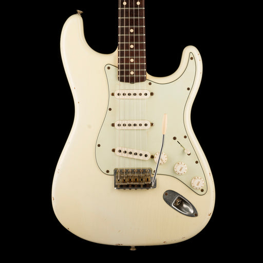Pre Owned Fender Custom Shop 1960 Stratocaster Relic Olympic White With OHSC