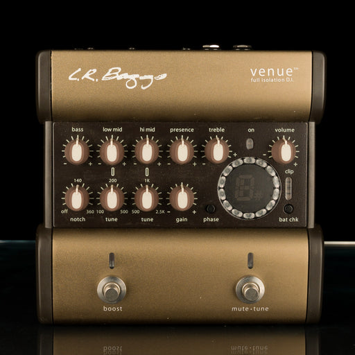 Used L.R. Baggs Venue DI Direct Box / Preamp / EQ / Tuner With Carry Case