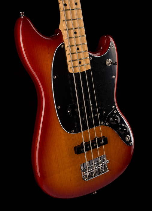 Pre Owned Fender Player Mustang PJ Bass Sienna Sunburst With Gig Bag