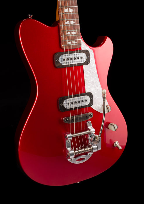 Pre Owned Powers Electric A-Type Crystal Red Metallic with Softshell Case - 2