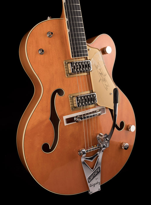Gretsch G6120T-59 Vintage Select '59 Chet Atkins Hollow Body Lacquer Vintage Orange Stain with Case