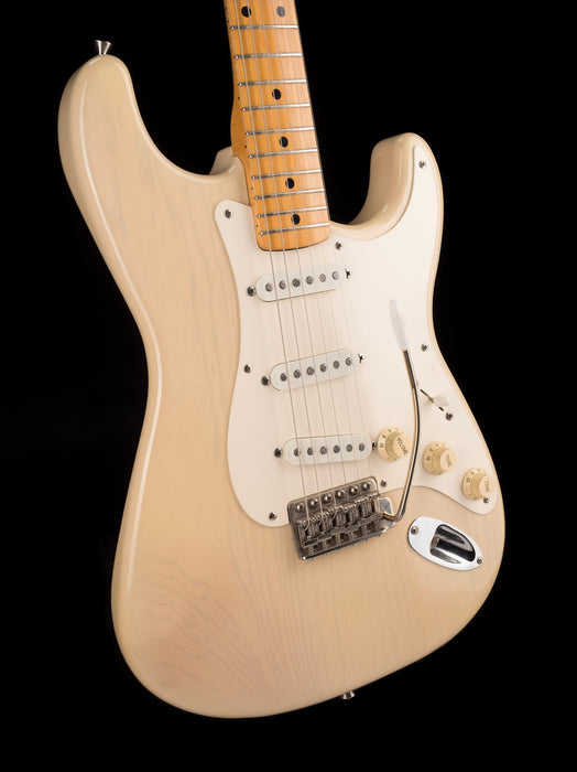 Used Custom Partscaster Fender Authentic Neck and Grover Jackson Body Blonde with Gig Bag