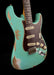Used Fender Custom Shop 1960 Stratocaster Heavy Relic Faded Aged Foam Green with OHSC