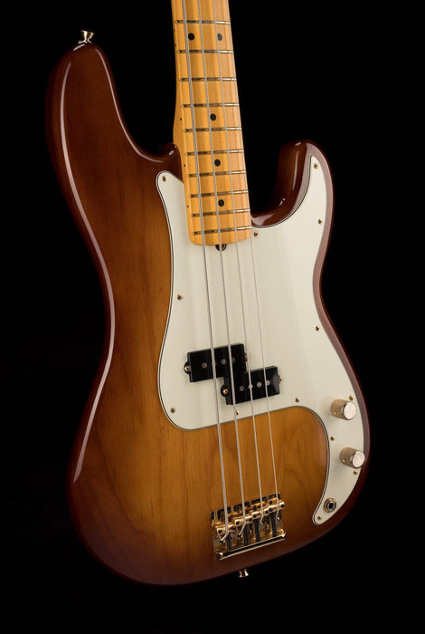 Used Fender 75th Anniversary Commemorative Precision Bass 2-Color Bourbon Burst with OHSC