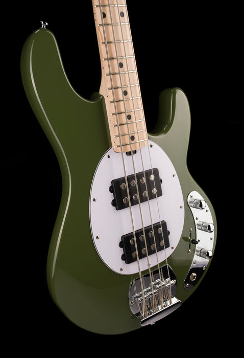 Used Sterling by Music Man SUB Series StingRay HH Bass Olive