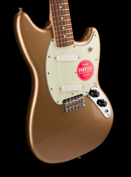 Used Fender Player Mustang Firemist Gold
